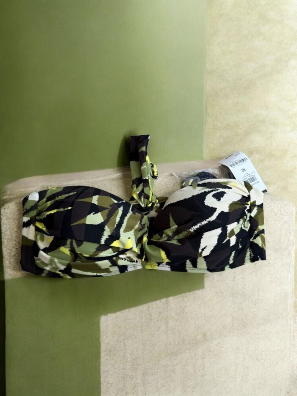 BAR III Desert Palm Bikini Top Size Medium NEW NWT
